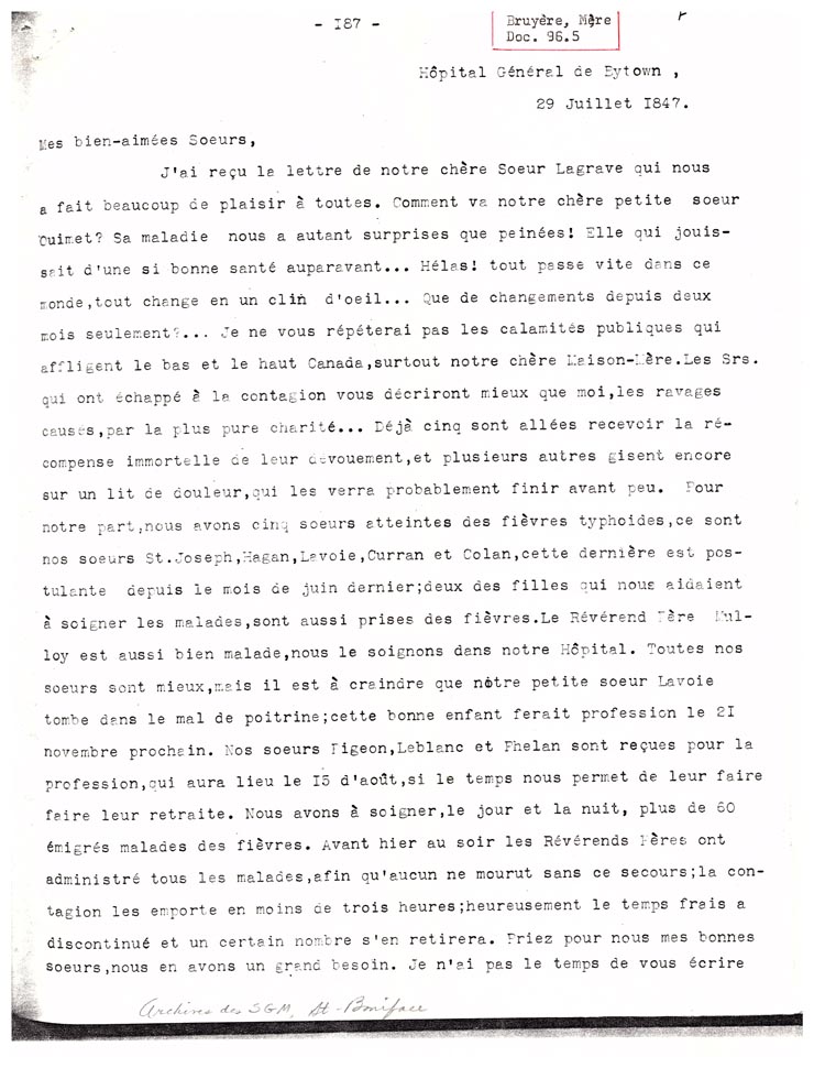Document imprimé à l’encre noire, à la page 167 et contenant un encadré rouge indiquant un numéro de référence archivistique.