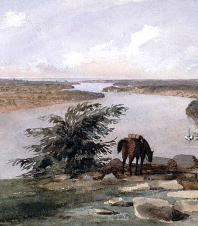 Niagara River from Queenston Heights. Philip John Bainbridge.
